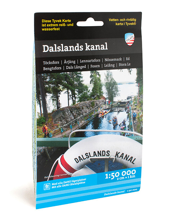 Online bestellen: Waterkaart Sjö- och kustkartor Dalslands kanal | Calazo