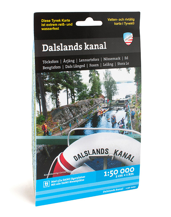 Waterkaart Sjö- och kustkartor Dals…
