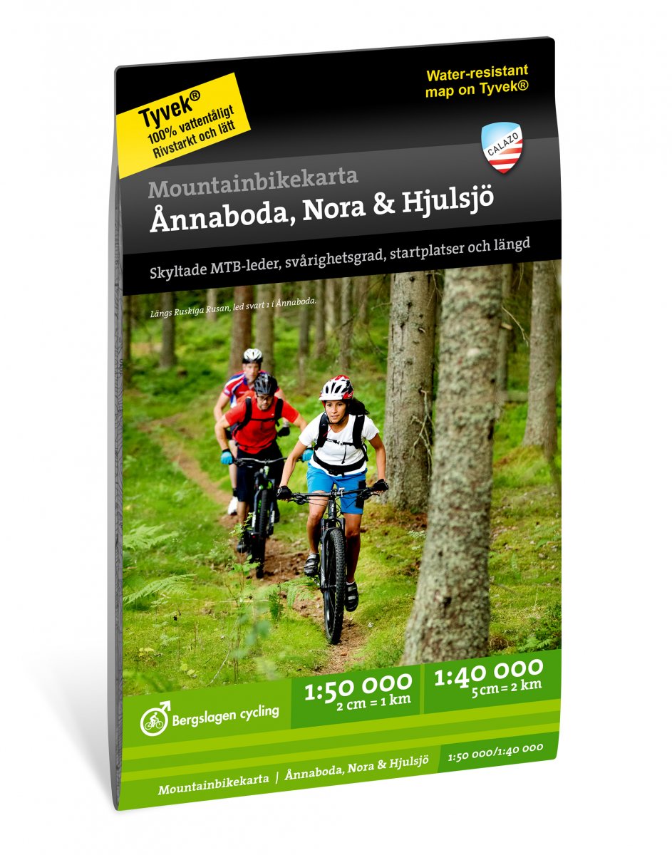 Online bestellen: Wandelkaart Terrängkartor Mountain Bike Map - Ånnaboda, Nora & Hjulsjö | Calazo