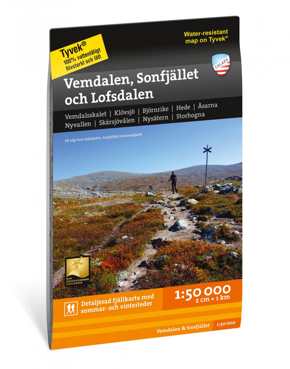 Online bestellen: Wandelkaart Terrängkartor Vemdalen, Sonfjället & Lofsdalen | Zweden | Calazo