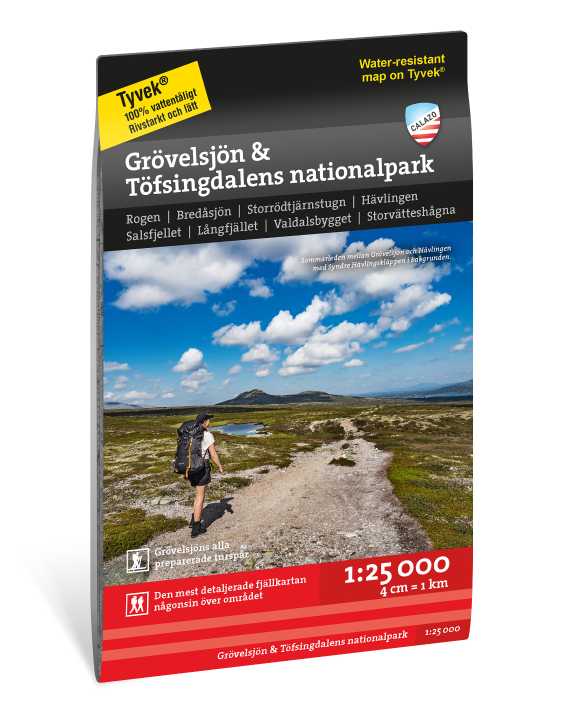 Wandelkaart Hoyfjellskart Grövelsjö…
