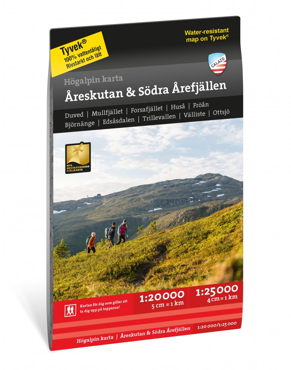 Online bestellen: Wandelkaart Hoyfjellskart Åreskutan & södra Årefjällen | Zweden | Calazo