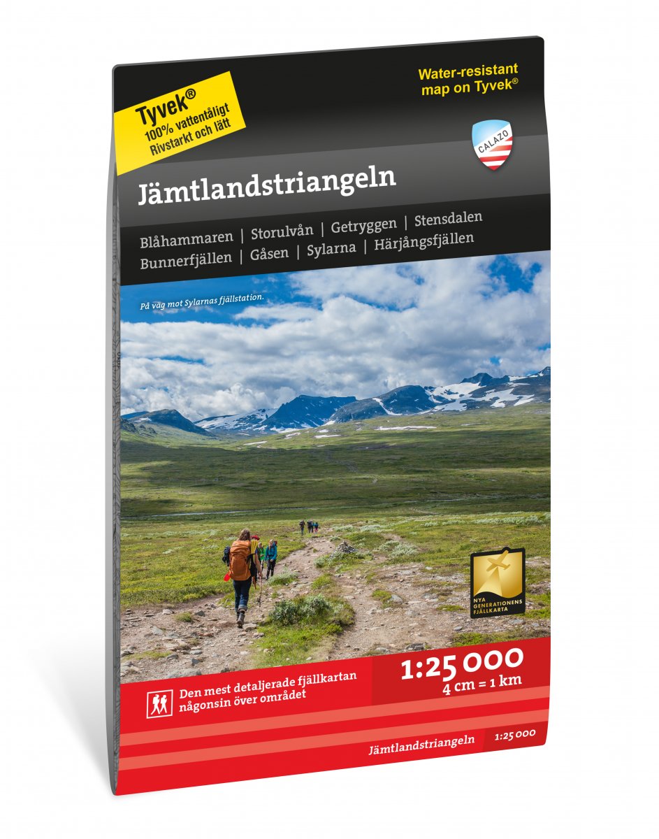 Online bestellen: Wandelkaart Hoyfjellskart Jämtlandstriangeln | Zweden | Calazo