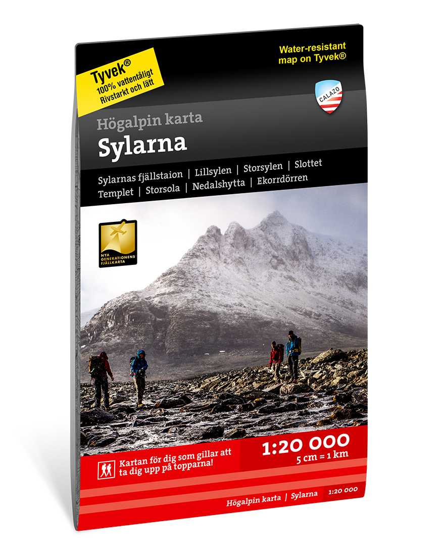 Online bestellen: Wandelkaart Hoyfjellskart Sylarna | Zweden | Calazo