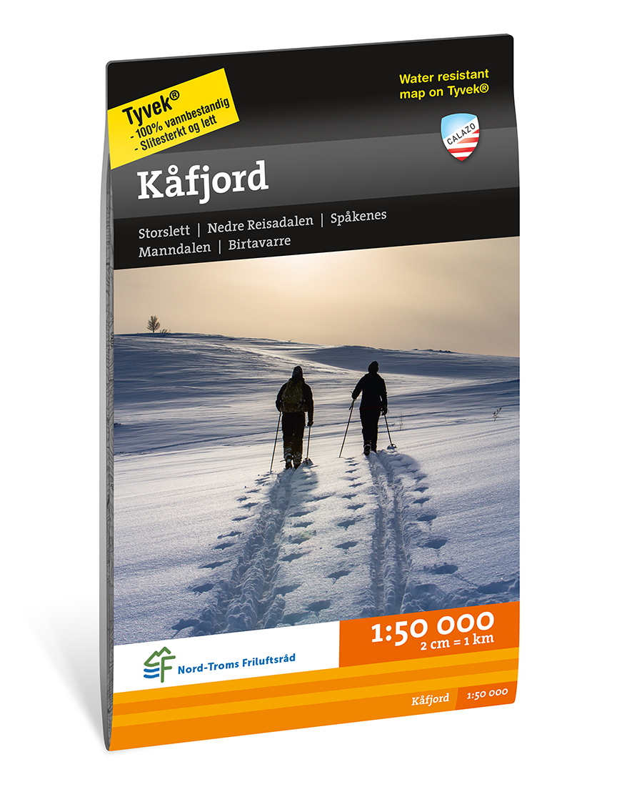 Online bestellen: Wandelkaart Fjällkartor 1:50.000 Kåfjord | Noorwegen | Calazo