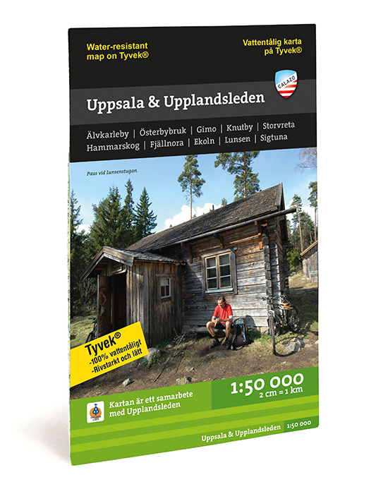 Online bestellen: Wandelkaart Terrängkartor Uppsala & Upplandsleden > Zweden | Calazo