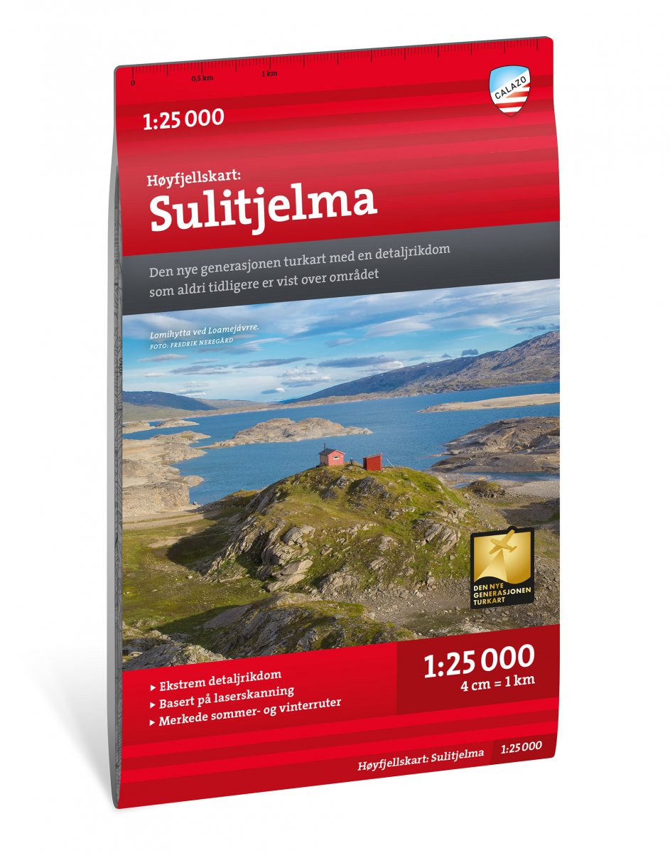 Wandelkaart Hoyfjellskart Sulitjelm…