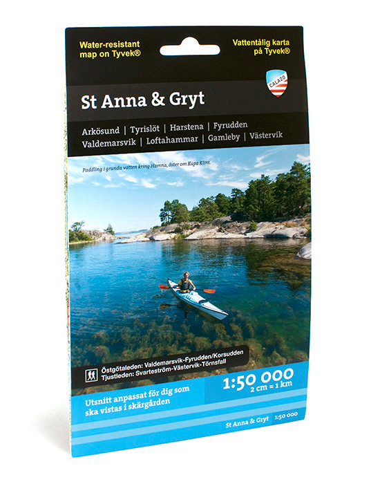 Online bestellen: Waterkaart Sjö- och kustkartor St Anna & Gryts skärgårdar | Calazo