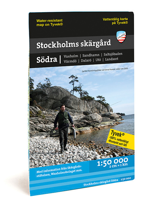 Online bestellen: Waterkaart - Wandelkaart Sjö- och kustkartor Stockholms skärgård - Södra | Calazo