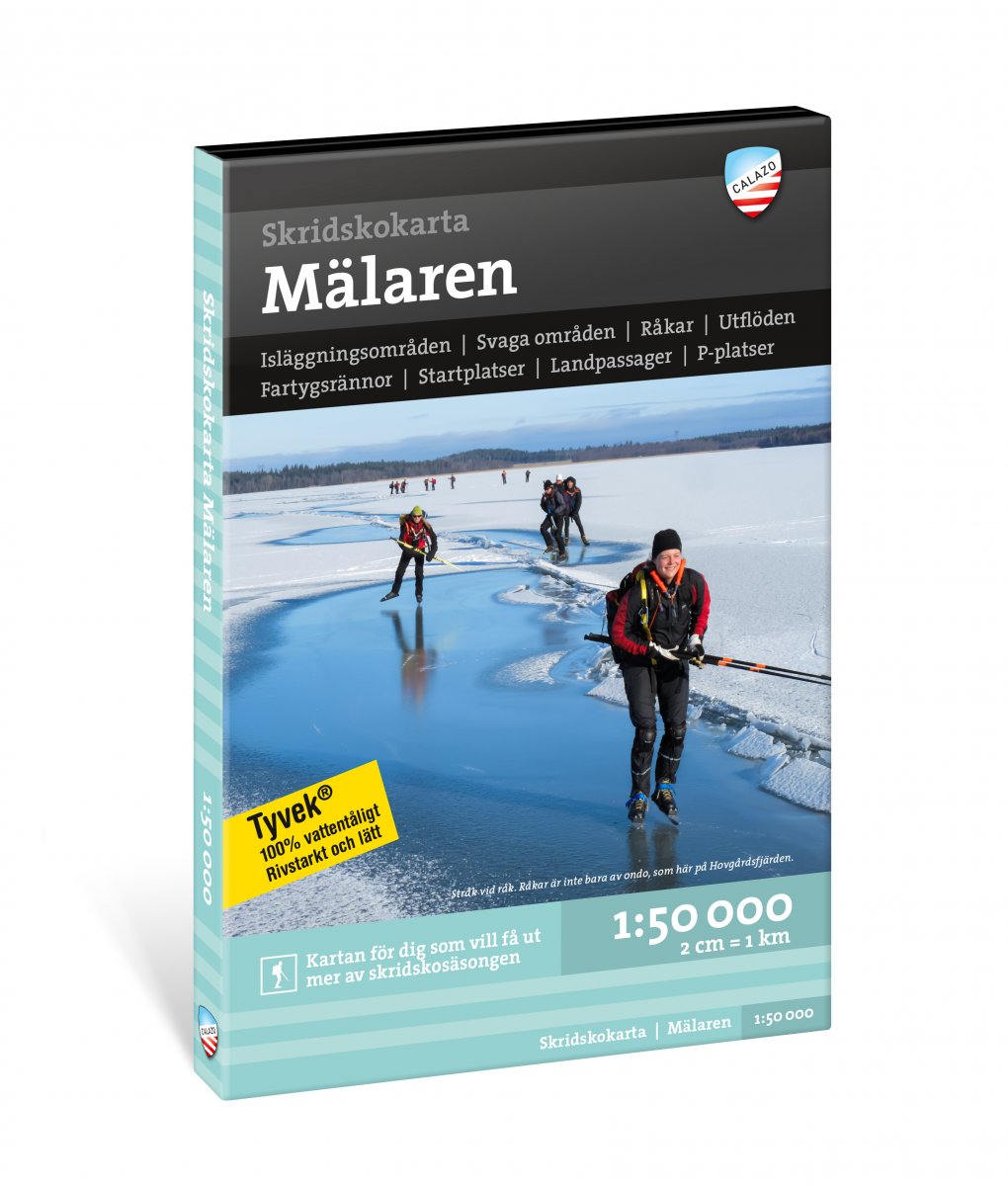 Online bestellen: Waterkaart Mälaren | Zweden | Calazo