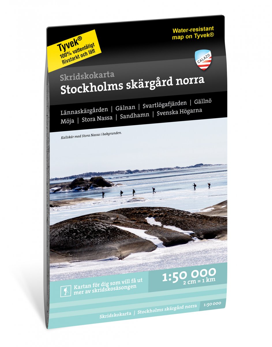 Online bestellen: Wandelkaart Stockholms skärgård - norra | Zweden | Calazo