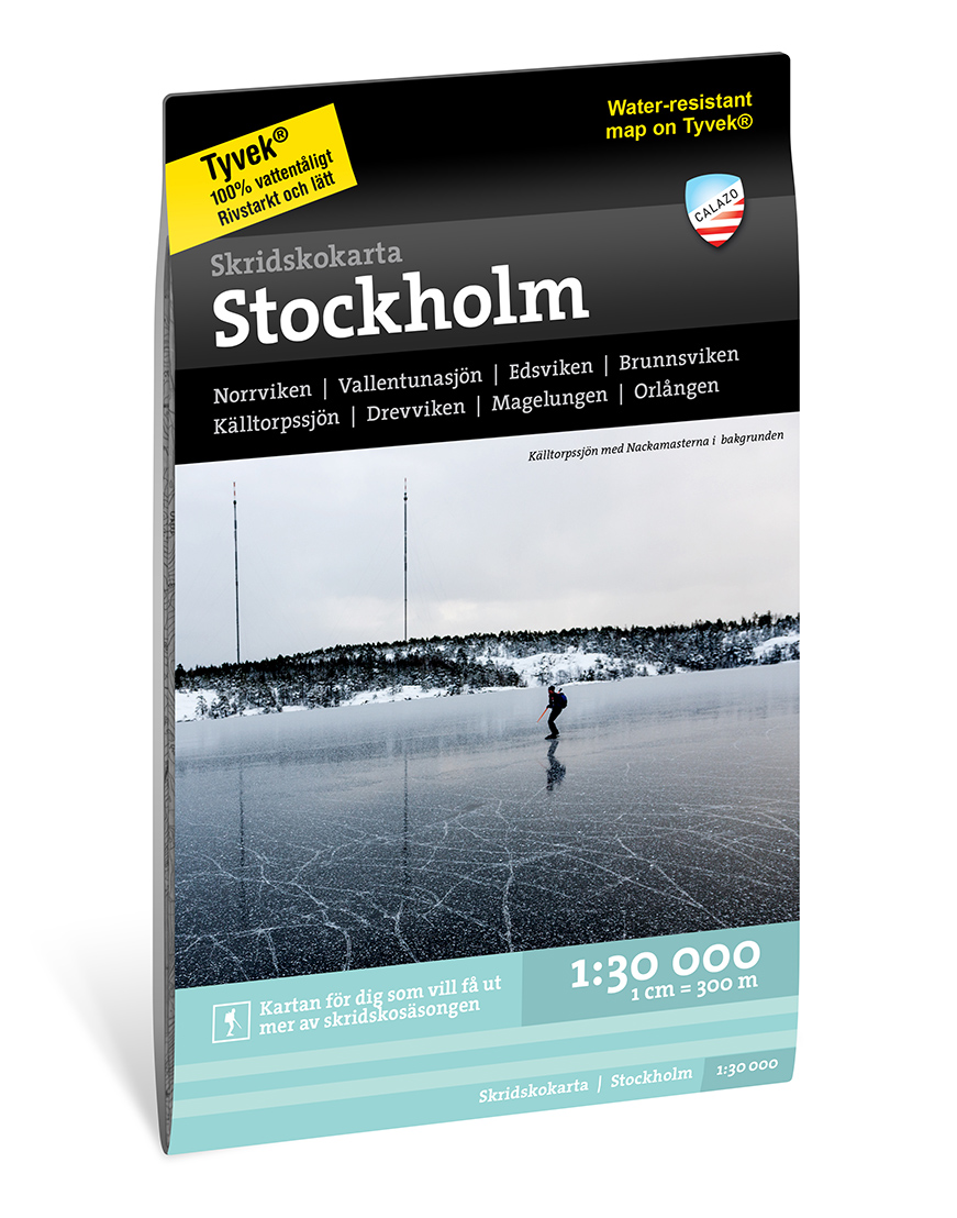Online bestellen: Wandelkaart Stockholm | Zweden | Calazo