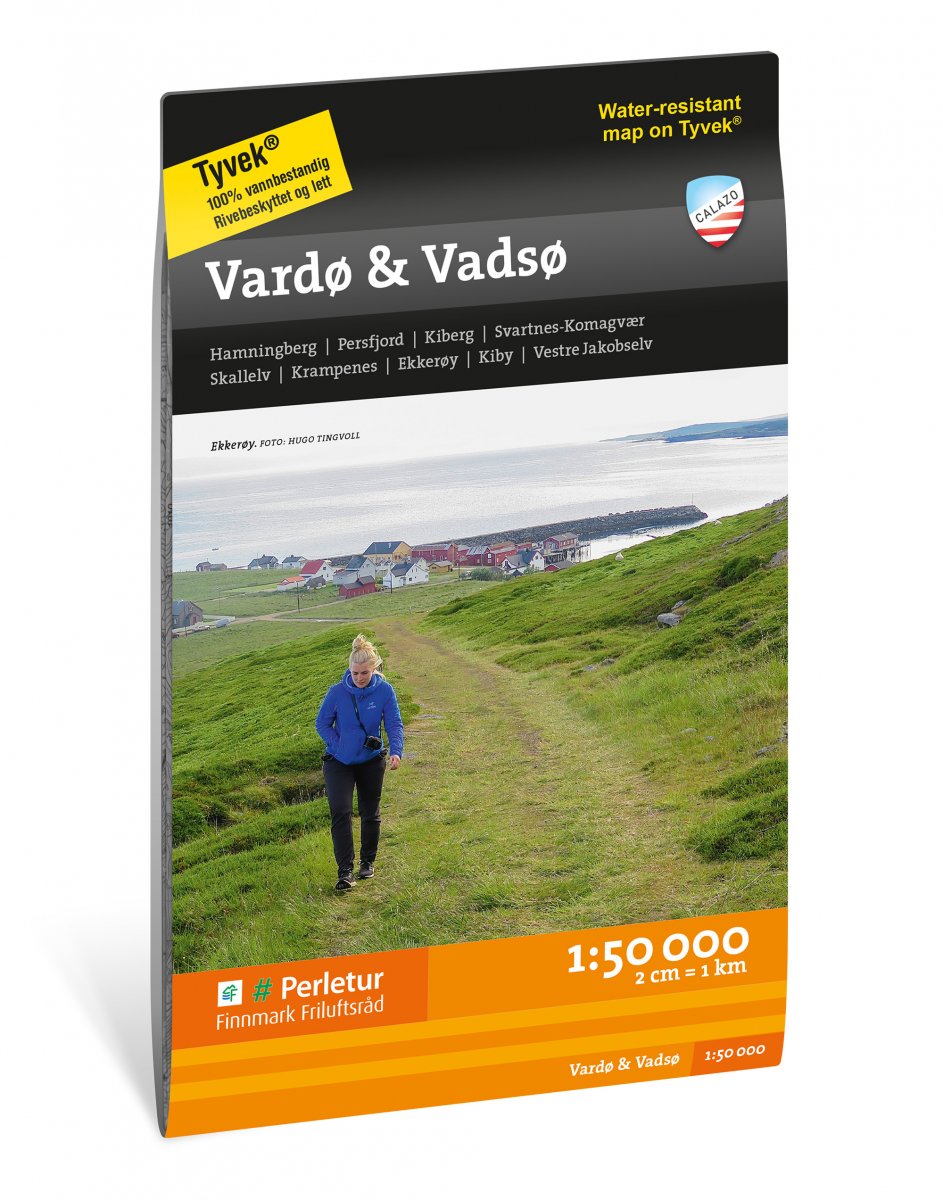 Online bestellen: Wandelkaart Turkart Vardø & Vadsø | Noorwegen | Calazo