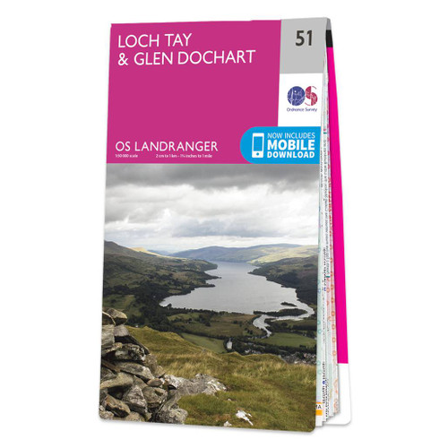 Online bestellen: Wandelkaart - Topografische kaart 051 Landranger Loch Tay & Glen Dochart | Ordnance Survey