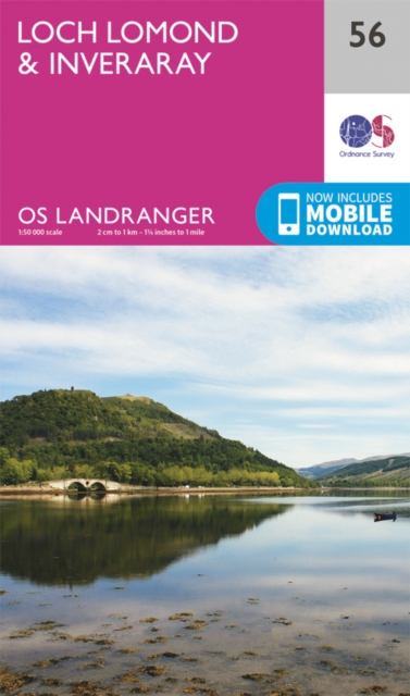 Online bestellen: Wandelkaart - Topografische kaart 056 Landranger Loch Lomond & Inveraray | Ordnance Survey
