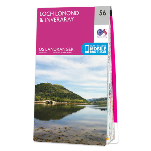 Online bestellen: Wandelkaart - Topografische kaart 056 Landranger Loch Lomond & Inveraray | Ordnance Survey