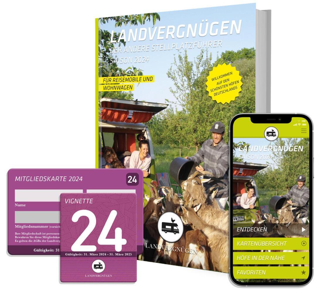 Online bestellen: Campergids Landvergnügen Deutschland 2024 | landvergnügen