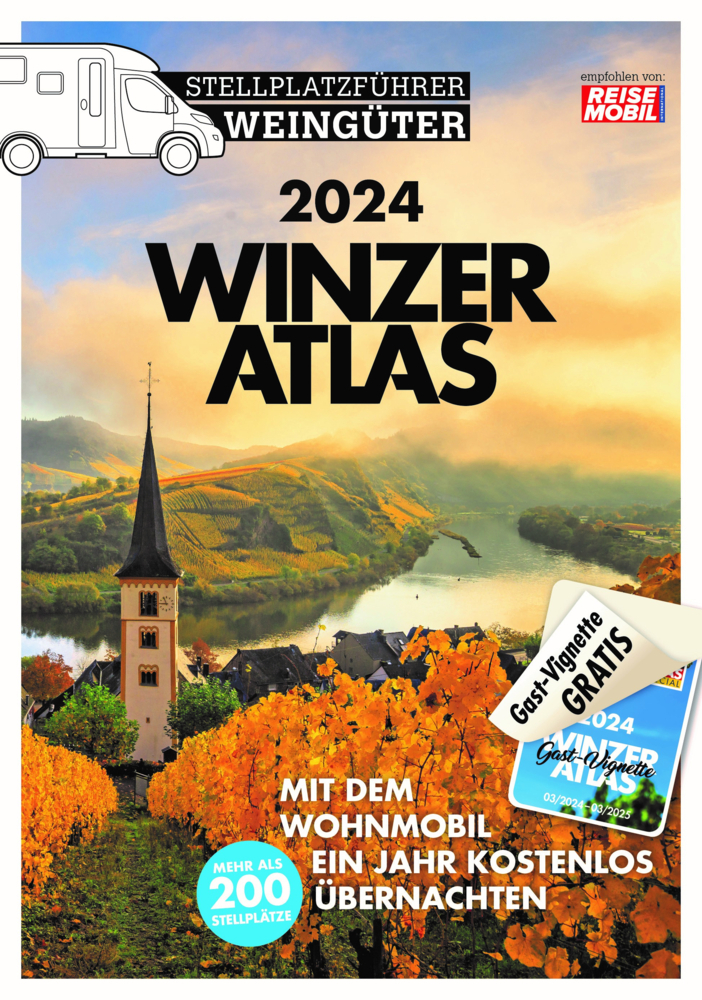 Online bestellen: Campergids Winzeratlas 2024 | Camper Wijnboerderijen | DoldeMedien Verlag GmbH