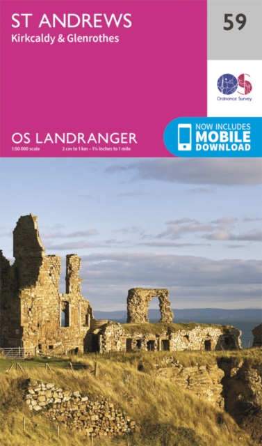Online bestellen: Wandelkaart - Topografische kaart 059 Landranger St Andrews, Kirkcaldy & Glenrothes | Ordnance Survey