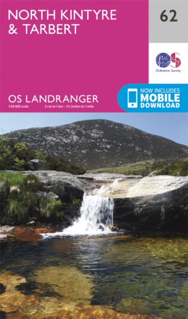 Online bestellen: Wandelkaart - Topografische kaart 062 Landranger North Kintyre & Tarbert | Ordnance Survey