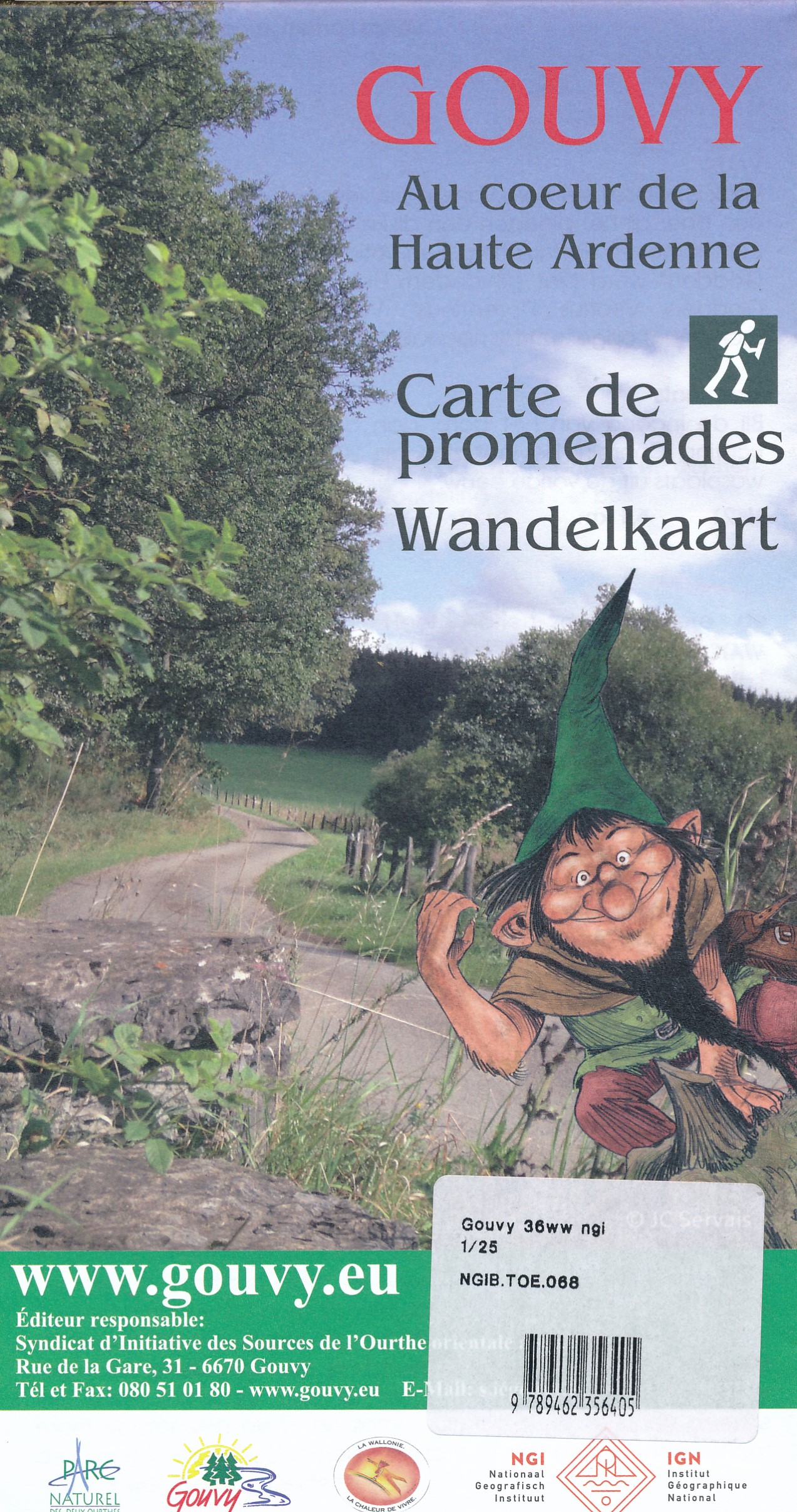 Wandelkaart 068 Gouvy | NGI - Natio…