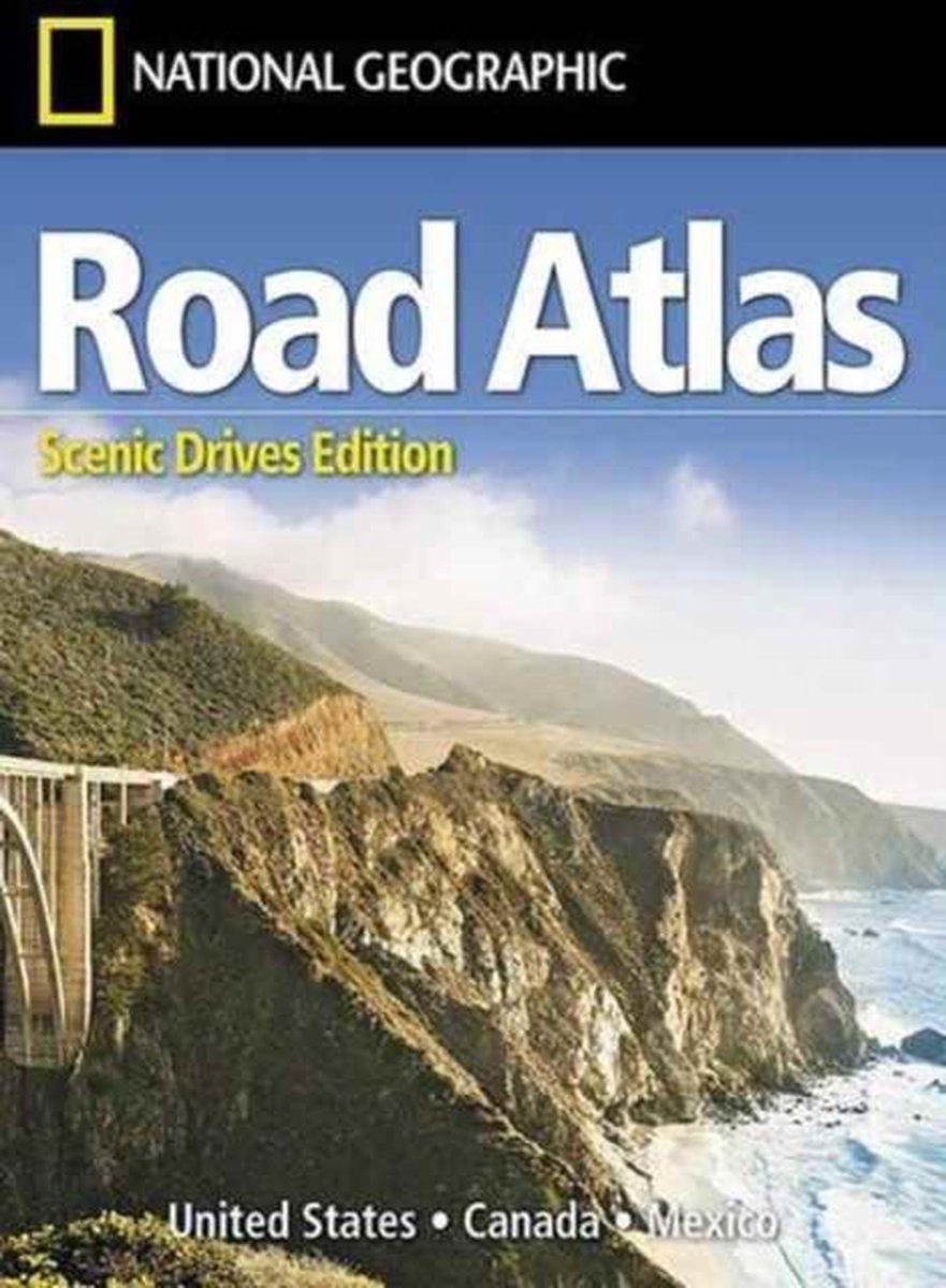 Online bestellen: Wegenatlas USA Canada Mexico Road Atlas | A4-Formaat | National Geographic
