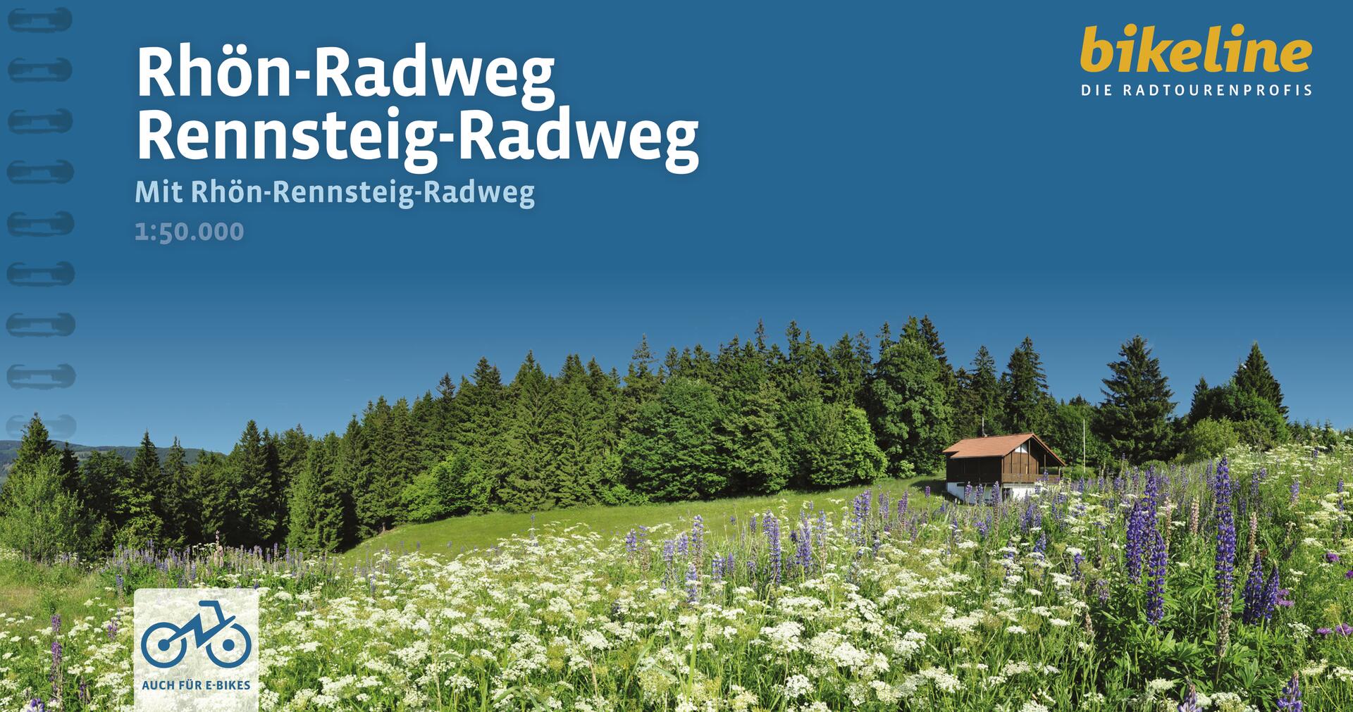 Online bestellen: Fietsgids Bikeline Rhön-Radweg - Rennsteig-Radweg | Esterbauer