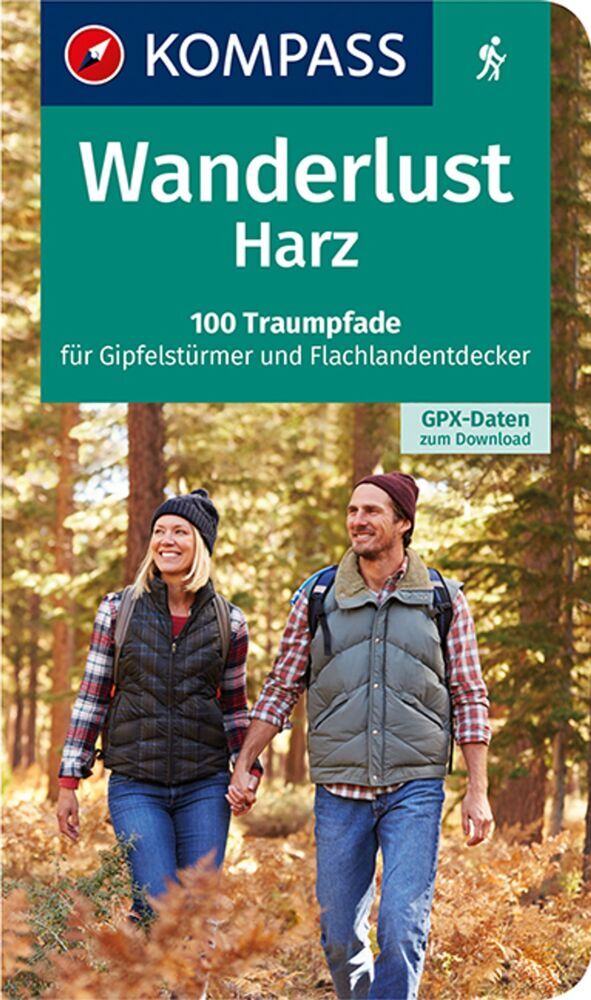 Online bestellen: Wandelgids Wanderlust Harz | Kompass