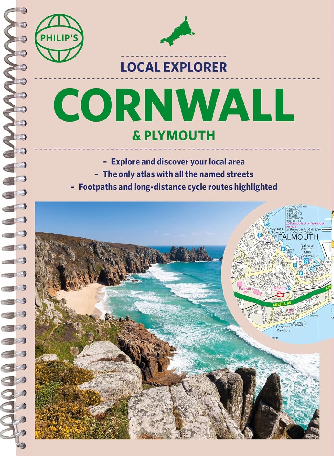 Online bestellen: Wegenatlas Local Explorer Street Atlas Cornwall and Plymouth | Philip's Maps