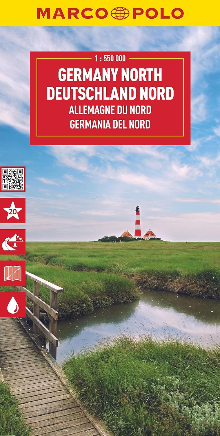 Wegenkaart - landkaart Marco Polo DE Deutschland Nord - Duitsland Noor