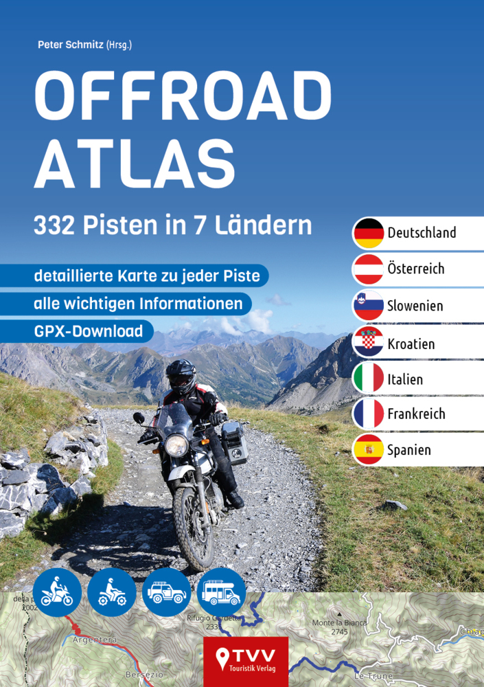 Online bestellen: Reisgids Offroad Atlas | TVV Touristik Verlag