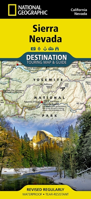 Online bestellen: Wegenkaart - landkaart Sierra Nevada | National Geographic