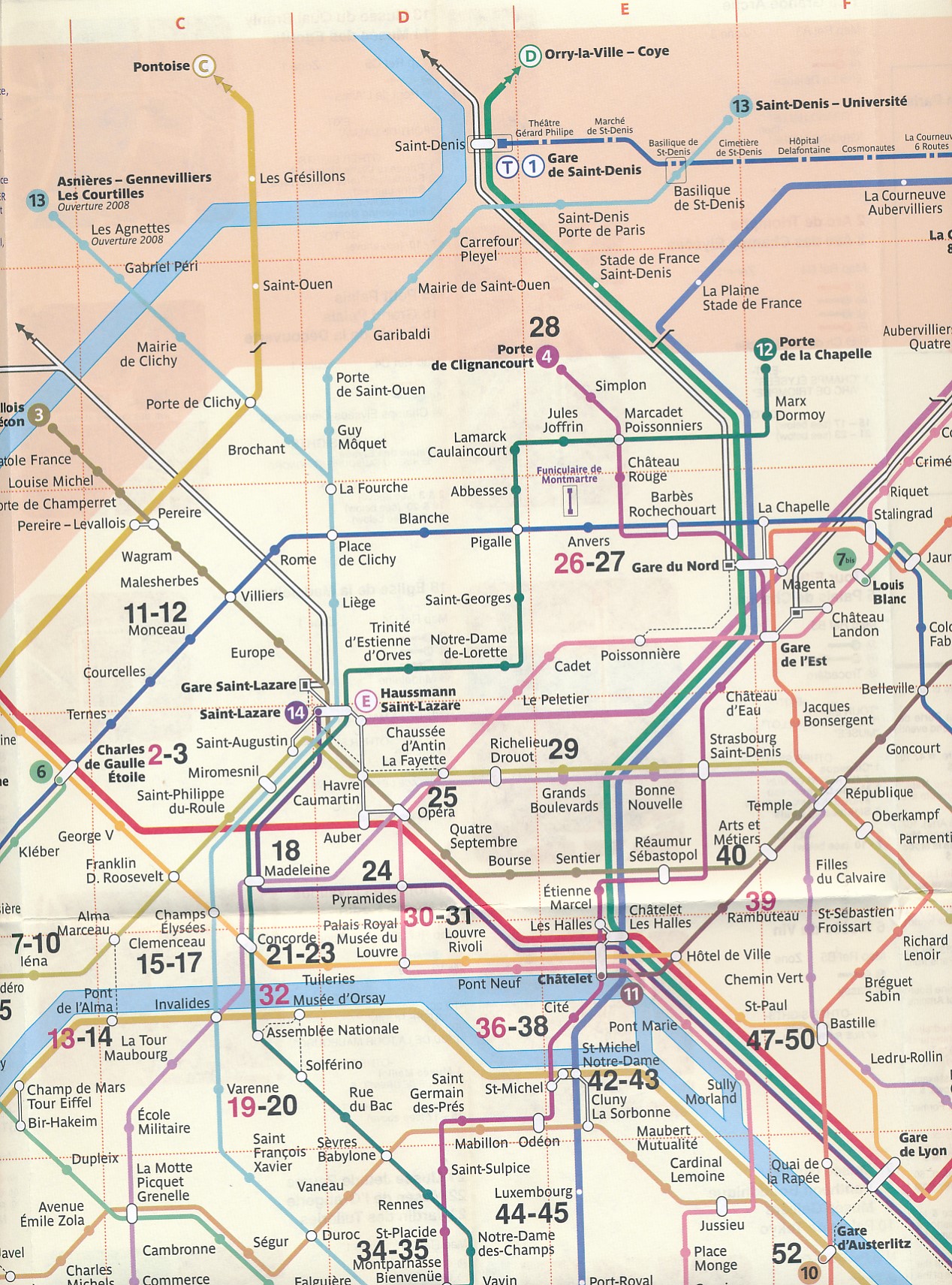 Spoorwegenkaart Guide to Paris : Metro Map & Guide | Michael Brein Inc ...