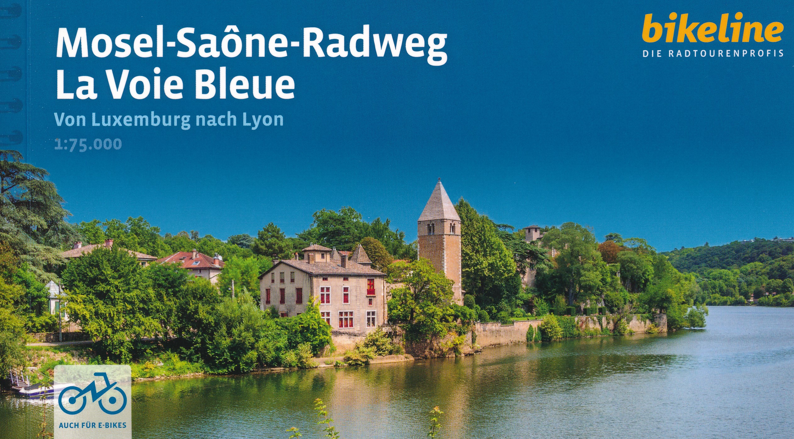 Online bestellen: Fietsgids Bikeline Mosel-Saône-Radweg, La Voie Bleue | Esterbauer
