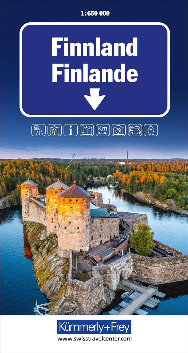 Online bestellen: Wegenkaart - landkaart Finland - Finnland | Kümmerly & Frey