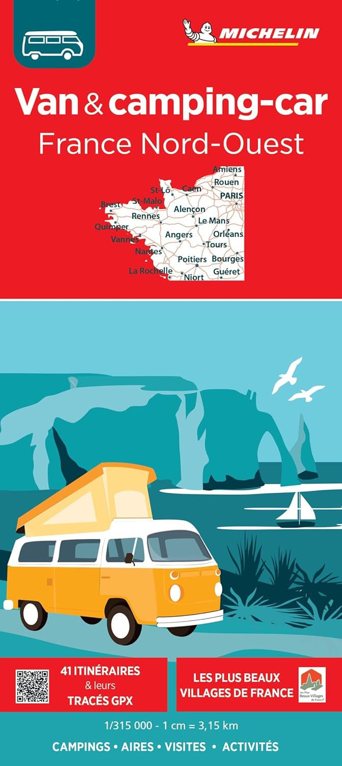 Online bestellen: Camperkaart 774 Frankrijk Noord-West - France Nord-Ouest - van&camping-car | Michelin