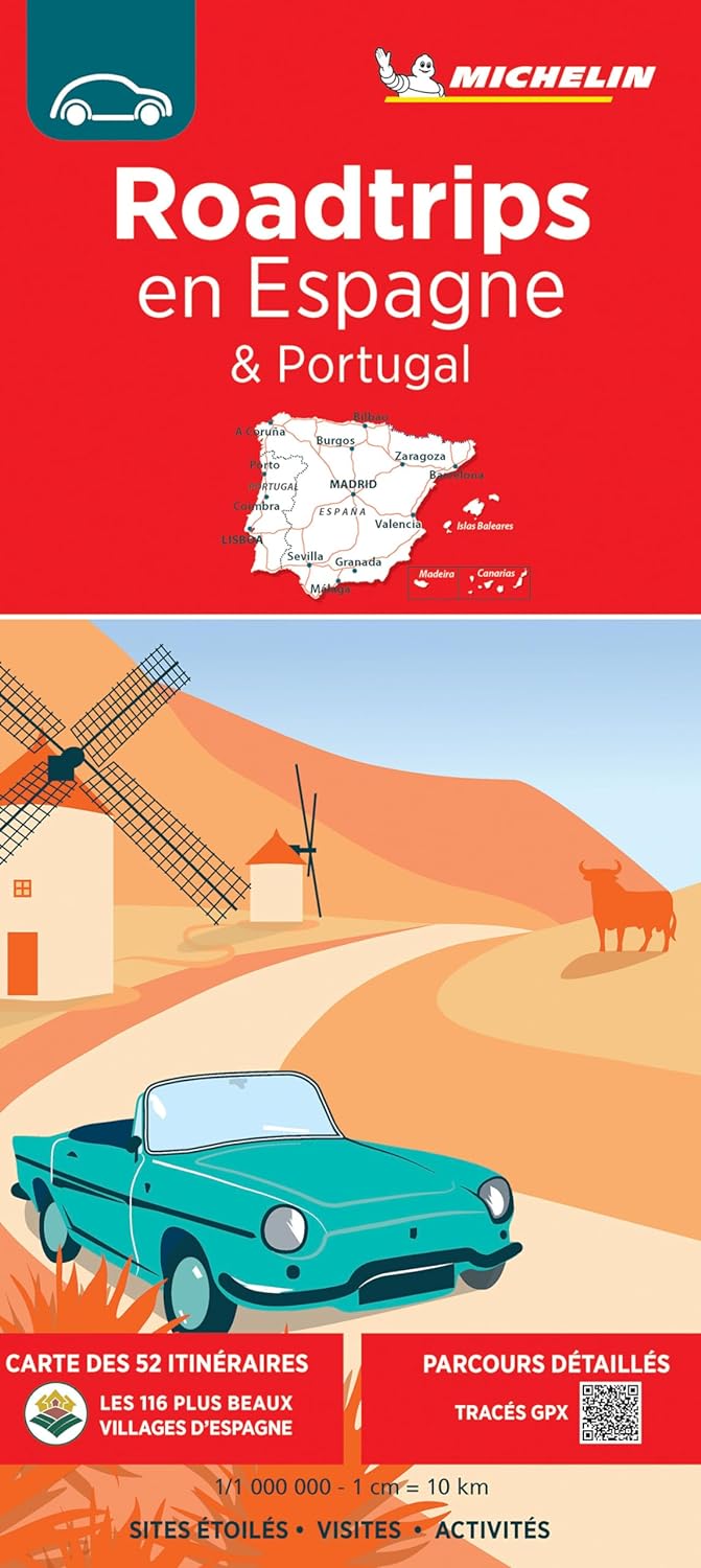 Online bestellen: Camperkaart 680 Spanje & Portugal roadtrips - Espagne & Portugal | Michelin