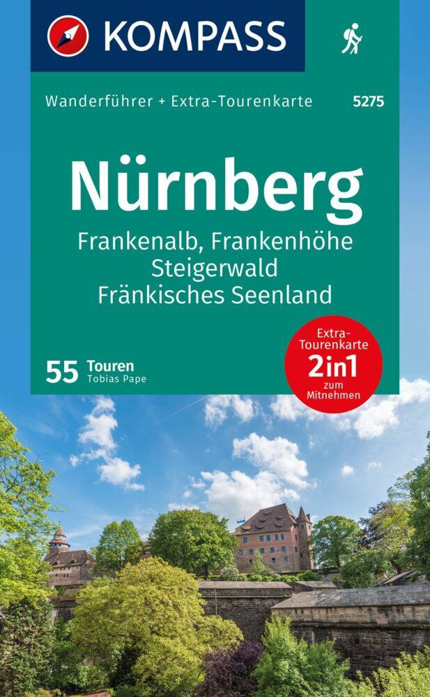Online bestellen: Wandelgids 5275 Wanderführer Nürnberg | Kompass