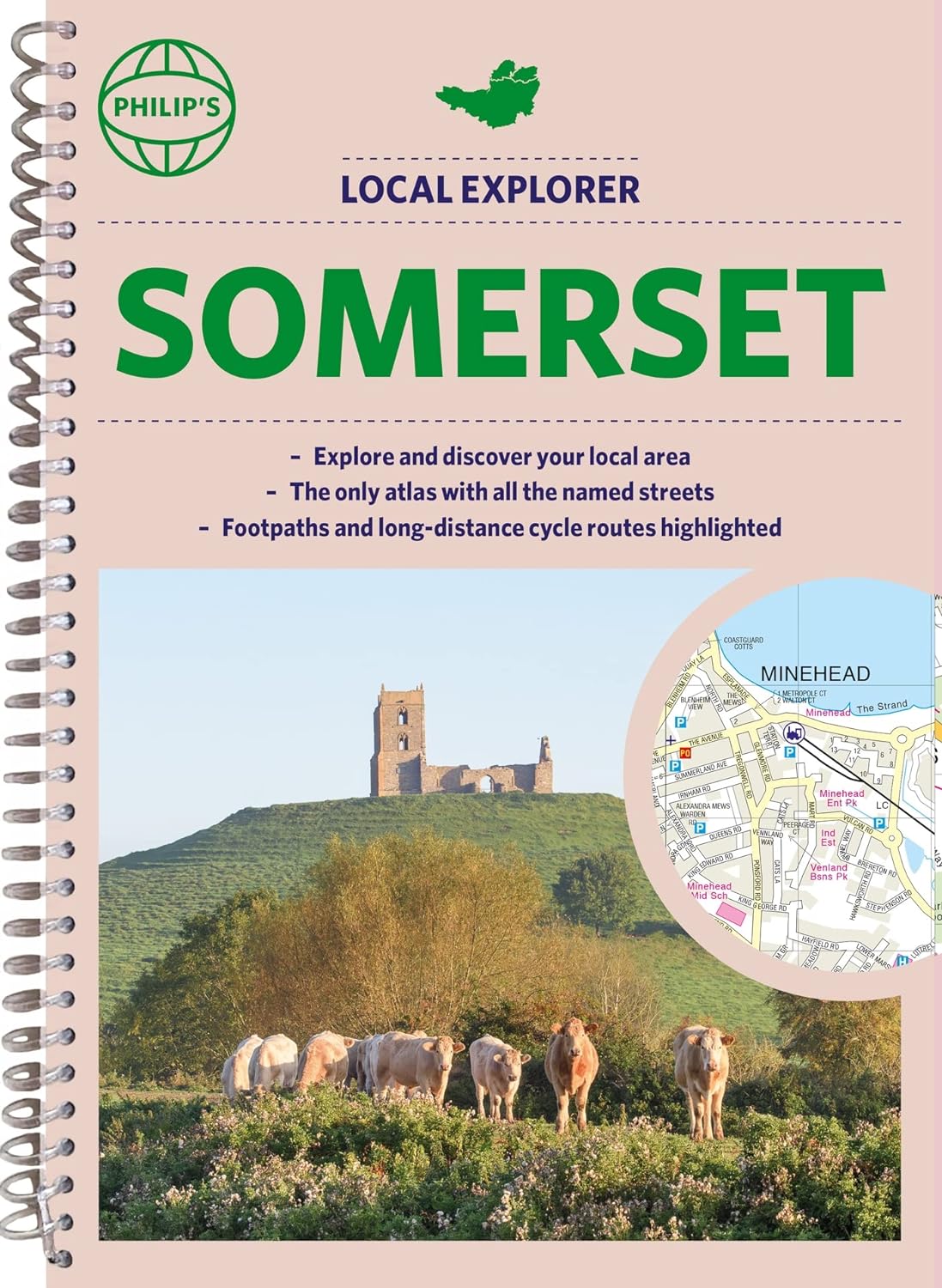 Online bestellen: Wegenatlas Local Explorer Street Atlas Somerset | Philip's Maps