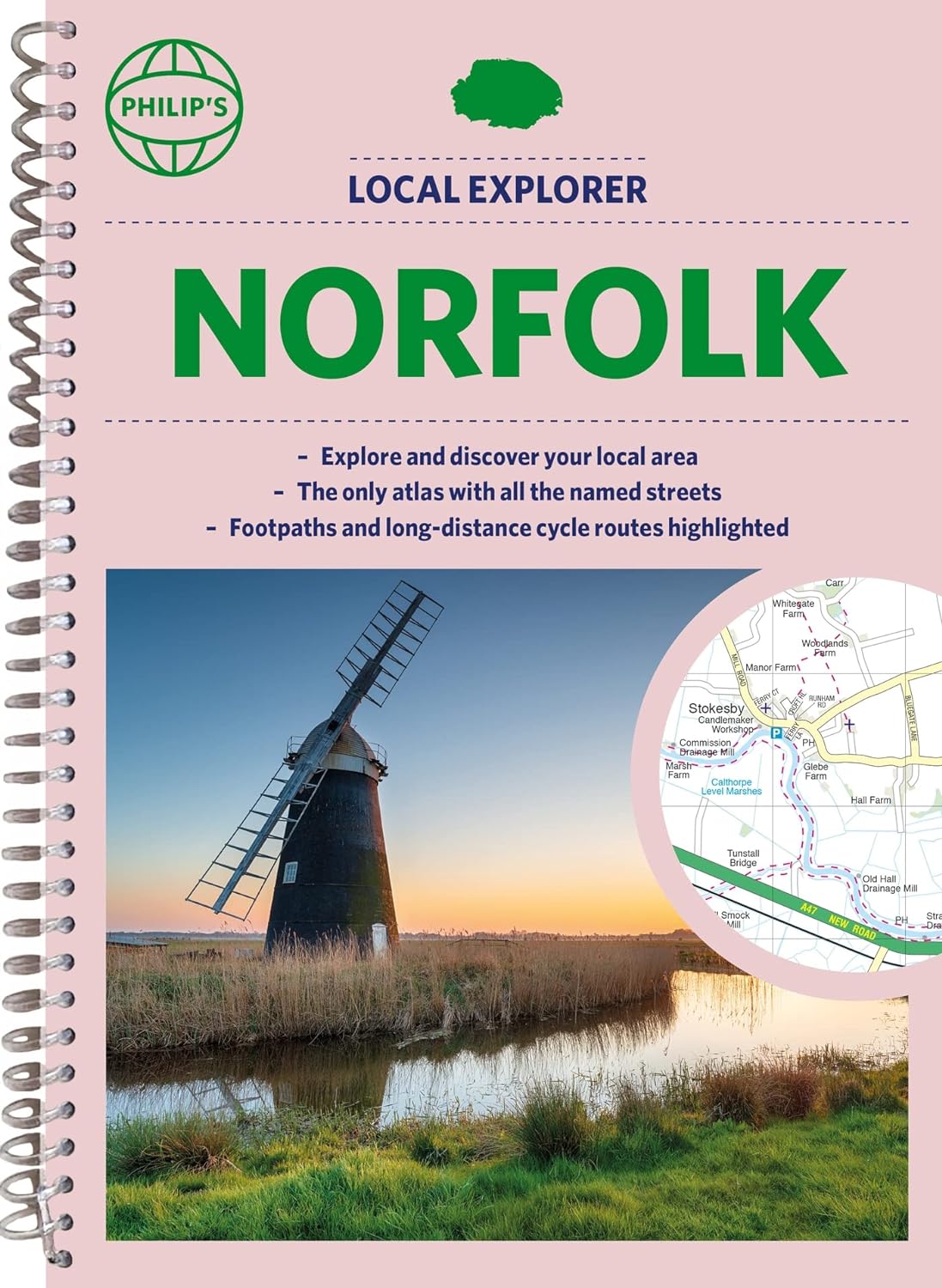 Online bestellen: Wegenatlas Local Explorer Street Atlas Norfolk | Philip's Maps