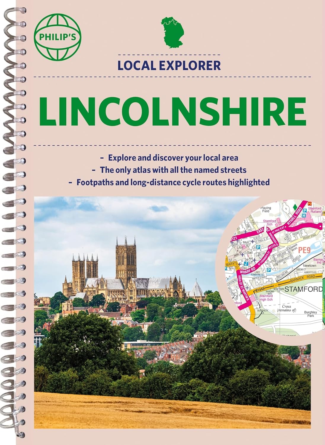 Online bestellen: Wegenatlas Local Explorer Street Atlas Lincolnshire | Philip's Maps