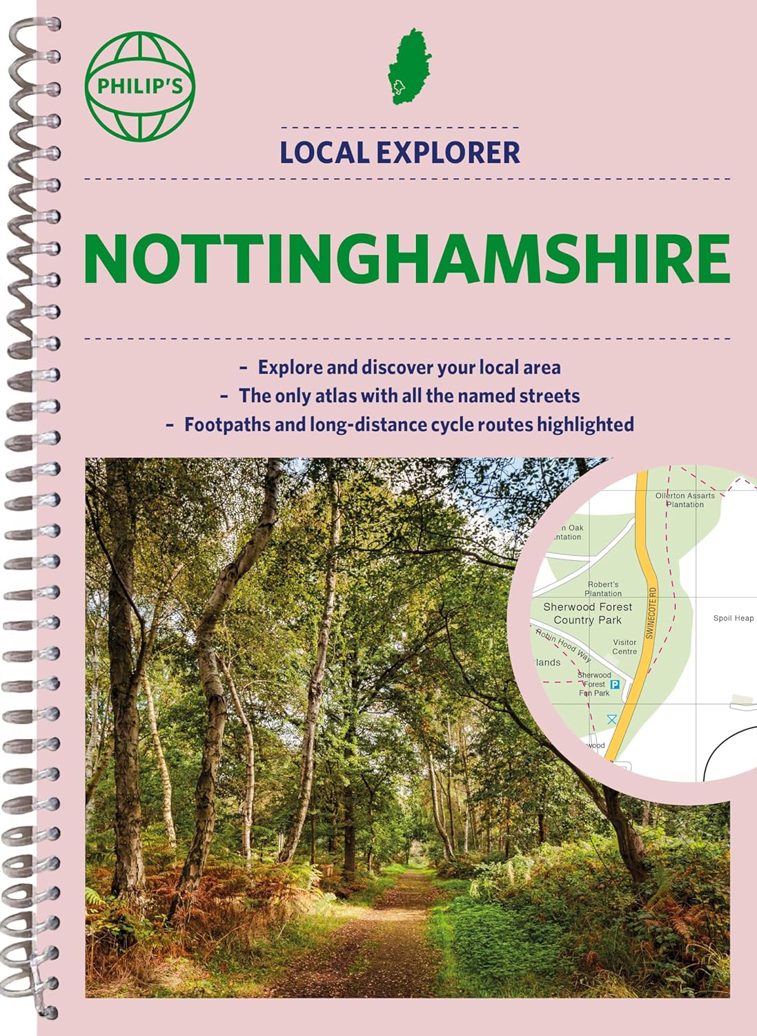 Online bestellen: Wegenatlas Local Explorer Street Atlas Nottinghamshire | Philip's Maps