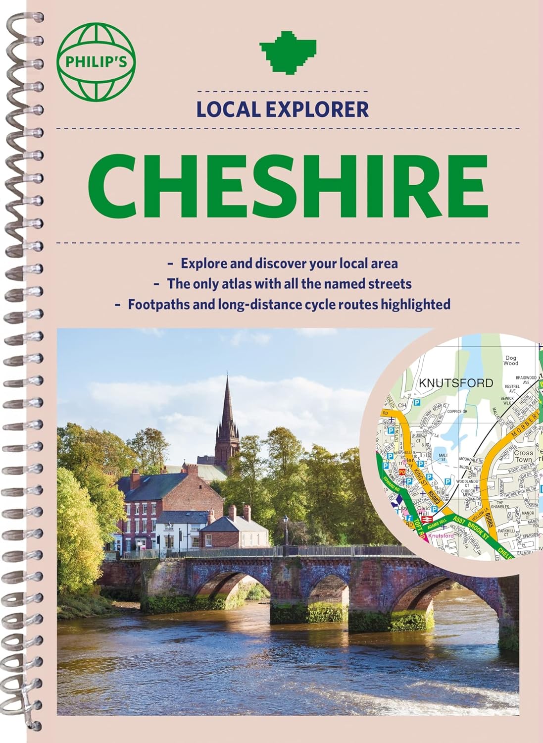 Online bestellen: Wegenatlas Local Explorer Street Atlas Cheshire | Philip's Maps