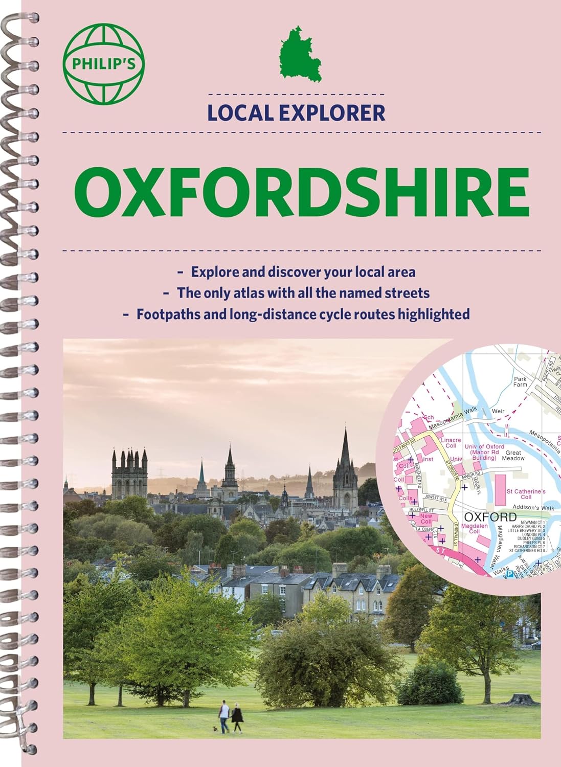 Online bestellen: Wegenatlas Local Explorer Street Atlas Oxfordshire | Philip's Maps