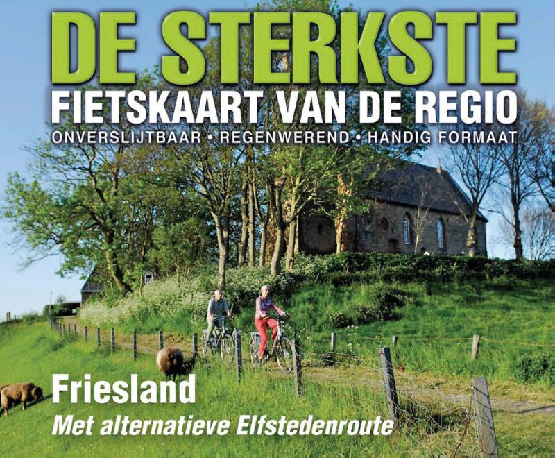 Online bestellen: Fietskaart De sterkste fietskaart van Friesland | Buijten & Schipperheijn