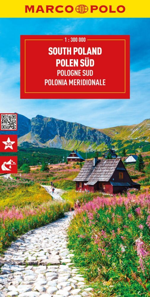 Online bestellen: Wegenkaart - landkaart Marco Polo DE Polen Süd - Southern Poland | MairDumont