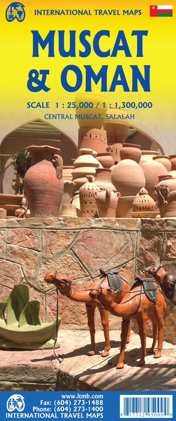 Wegenkaart – landkaart Muscat / Oman | ITMB