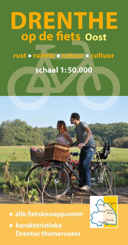 Online bestellen: Fietskaart - Fietsknooppuntenkaart Drenthe op de fiets - Oost | Buijten & Schipperheijn