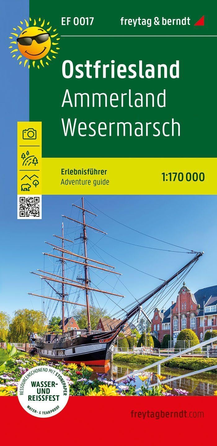 Online bestellen: Wegenkaart - landkaart EF0017 Ostfriesland, Ammerland, Wesermarsch | Freytag & Berndt