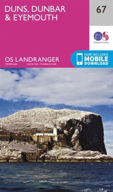 Online bestellen: Wandelkaart - Topografische kaart 067 Landranger Duns, Dunbar & Eyemouth area | Ordnance Survey